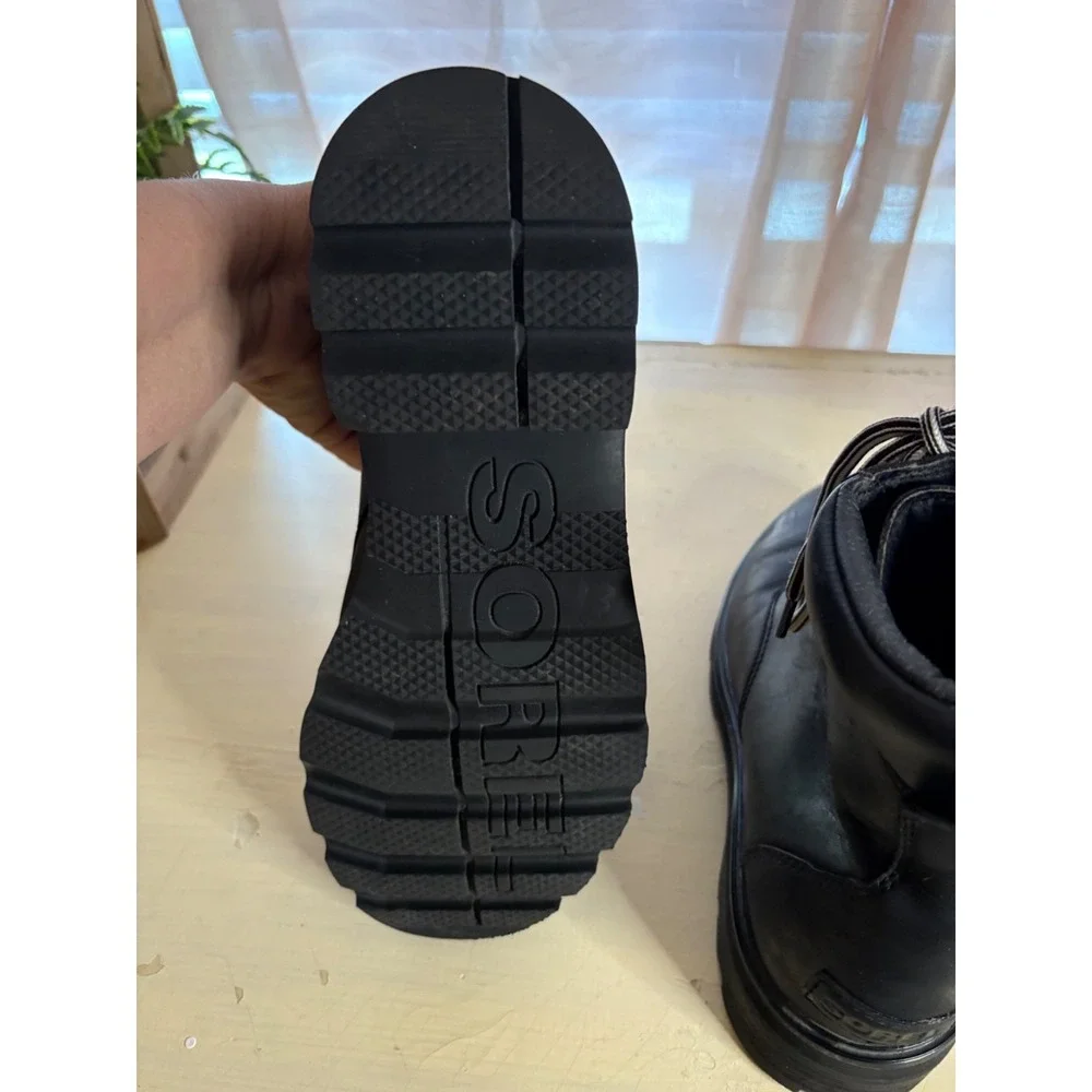 Sorel Women's Waterproof Black Lace-Up Boots – Style NL4843-010 - Picture 6 of 6